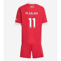 Dětský fotbalový dres Liverpool Mohamed Salah #11 2025-26 Domácí Krátký Rukáv (+ trenýrky)